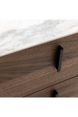 Walnut Veneer 3-Drawer Dresser | OROA Modern Chelton | Oroa.com