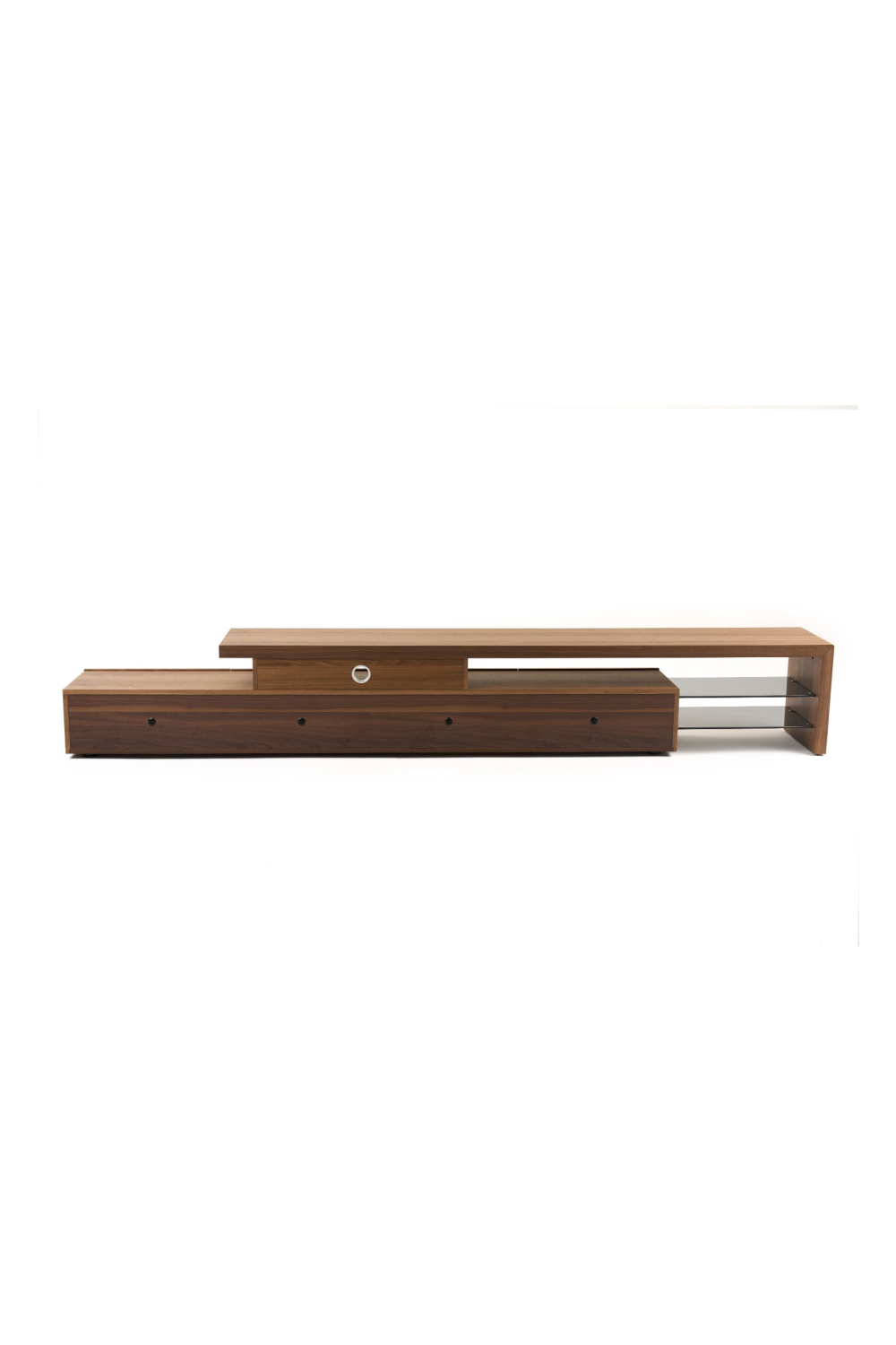 Walnut Veneer 4-Drawer TV Stand | OROA Modern Loreta | Oroa.com