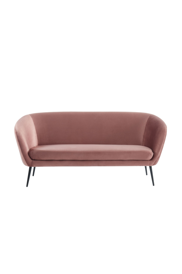 Pink Sloped-Arm Sofa | OROA Modern Koeing | Oroatrade.com
