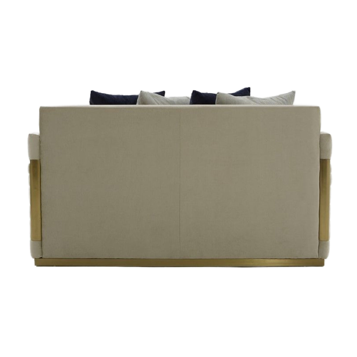 Beige Fabric Loveseat | OROA Modern Tenaya