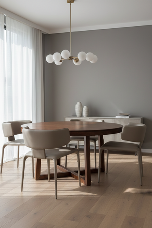 Contoured-Back Vegan Leather Dining Chair | OROA Modern Odessa | Oroa.com