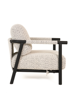 Black Framed Gray Accent Chair | OROA Modern Balko | Oroa.com