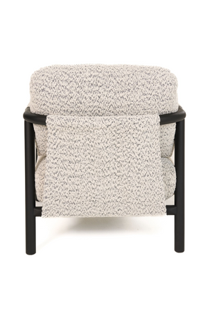 Black Framed Gray Accent Chair | OROA Modern Balko | Oroa.com