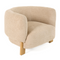 Curved-Back Accent Chair | OROA Modern Optima | Oroa.com