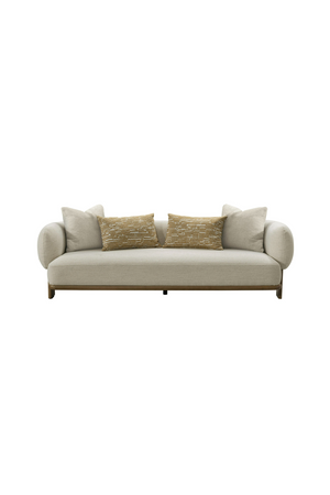 Beige Flared-Arm Sofa | OROA Modern Optima | Oroa.com