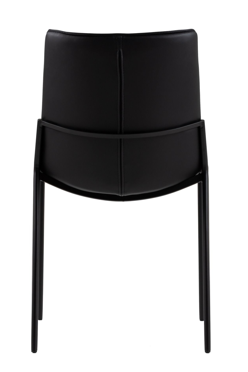 Black Vegan Leather Dining Chairs (2) | OROA Modern Murray | Oroa.com