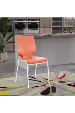 Eco-Leather Stackable Dining Chairs (2) | OROA Modern | Oroa.com