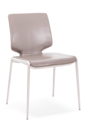 Eco-Leather Stackable Dining Chairs (2) | OROA Modern | Oroa.com