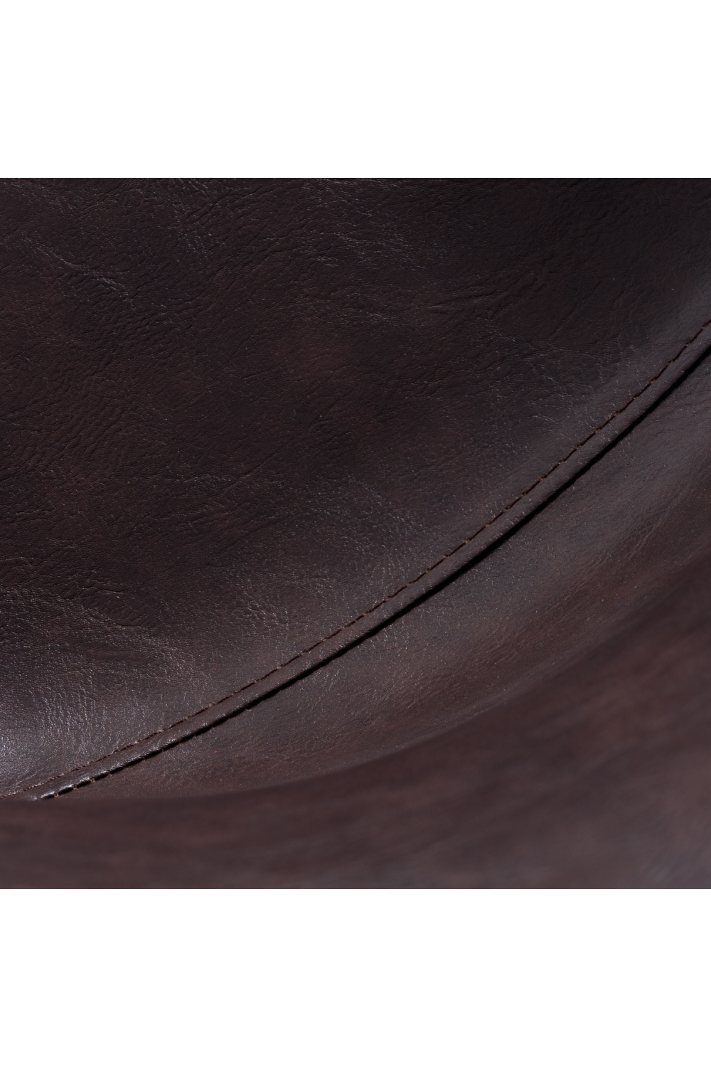 Dark Brown Eco-Leather Dining Chairs (2) | OROA Modern Moira | Oroa.com