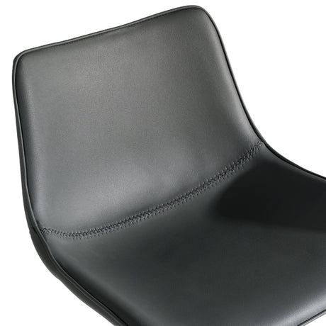 Gray Vegan Swivel Bar Stool | OROA Modern Manning | Oroa.com