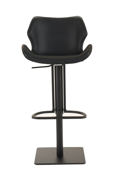 Black Eco-Leather Bar Stool | OROA Modern Jaffee | Oroa.com