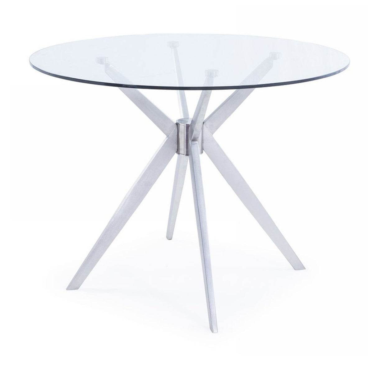 Round Glass Dining Table | OROA Modern Dallas