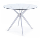 Round Glass Dining Table | OROA Modern Dallas