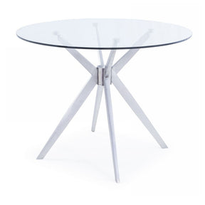 Modern European furniture - Round Glass Dining Table - www.oroa.com