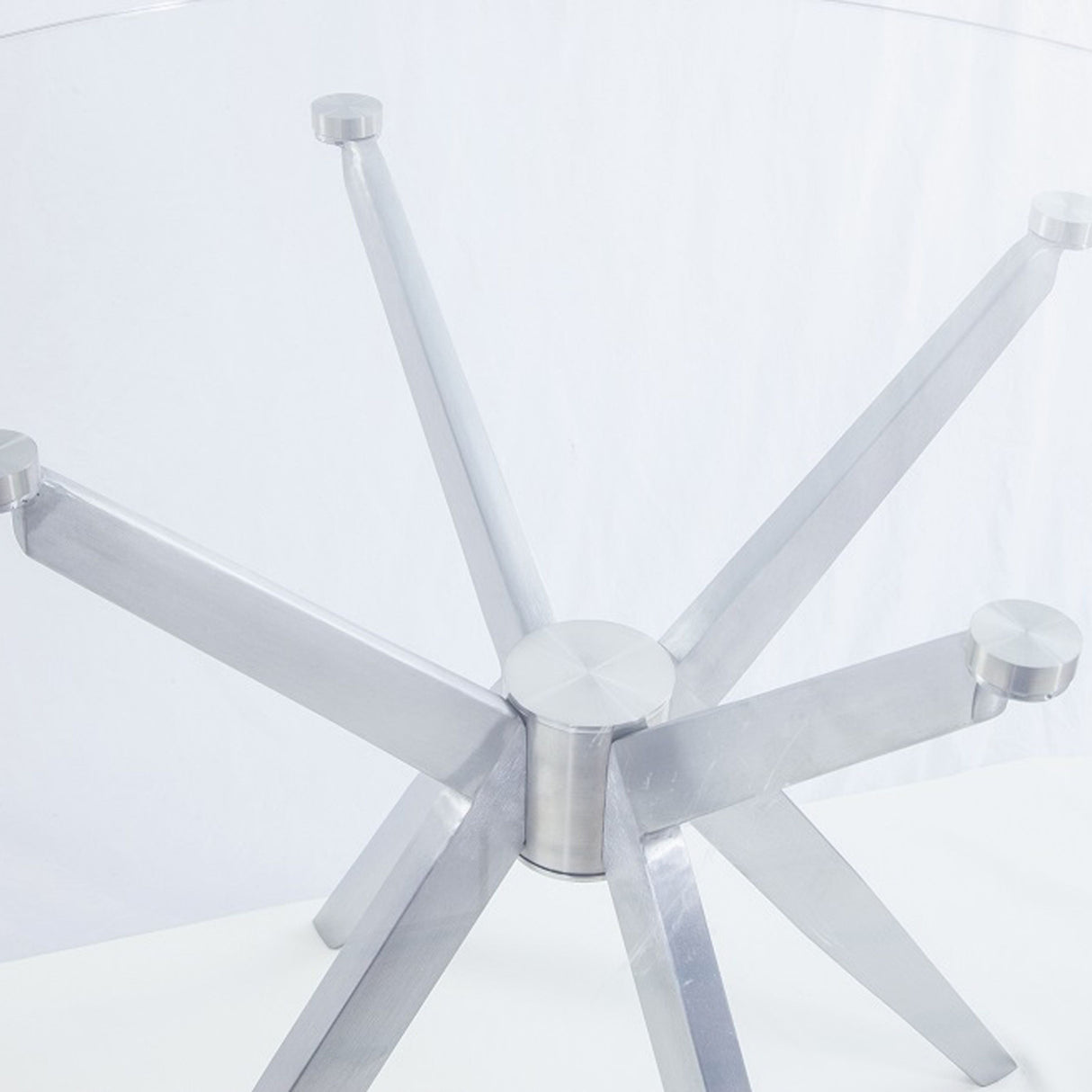 Round Glass Dining Table | OROA Modern Dallas