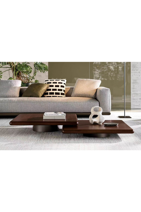 Titanium Base Square Coffee Tables (2) | OROA Modern | Oroa.com