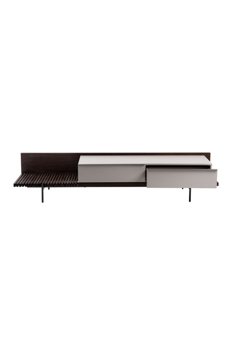 Matte Beige TV Cabinet | OROA Modern Colima | Oroa.com