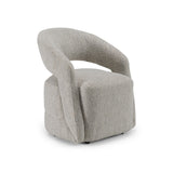 Gray Wheeled Dining Chair | OROA Modern Kadoka