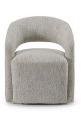 Gray Wheeled Dining Chair | OROA Modern Kadoka | Oroa.com