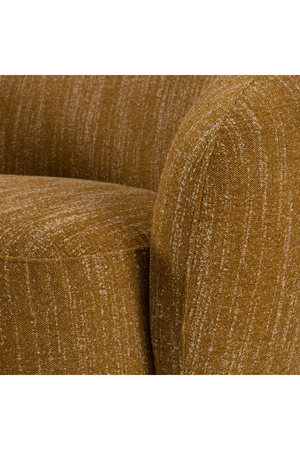 Yellow Curved Swivel Chair | OROA Modern Norris | Oroa.com