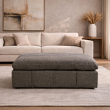 Fabric Square Ottoman | OROA Modern Vicki