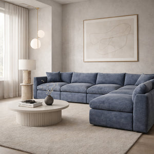   5-Piece Fabric Modular Sofa | Oroa.com