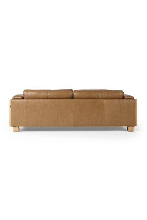 Tan Leather Wicker Sofa | OROA Modern Danson | Oroa.com