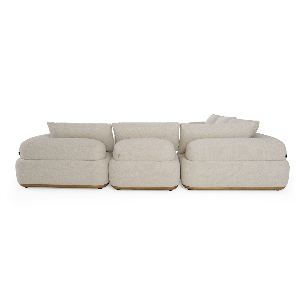 Off-White Contemporary Sectional Sofa | OROA Modern Evans