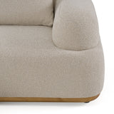 Off-White Contemporary Sectional Sofa | OROA Modern Evans