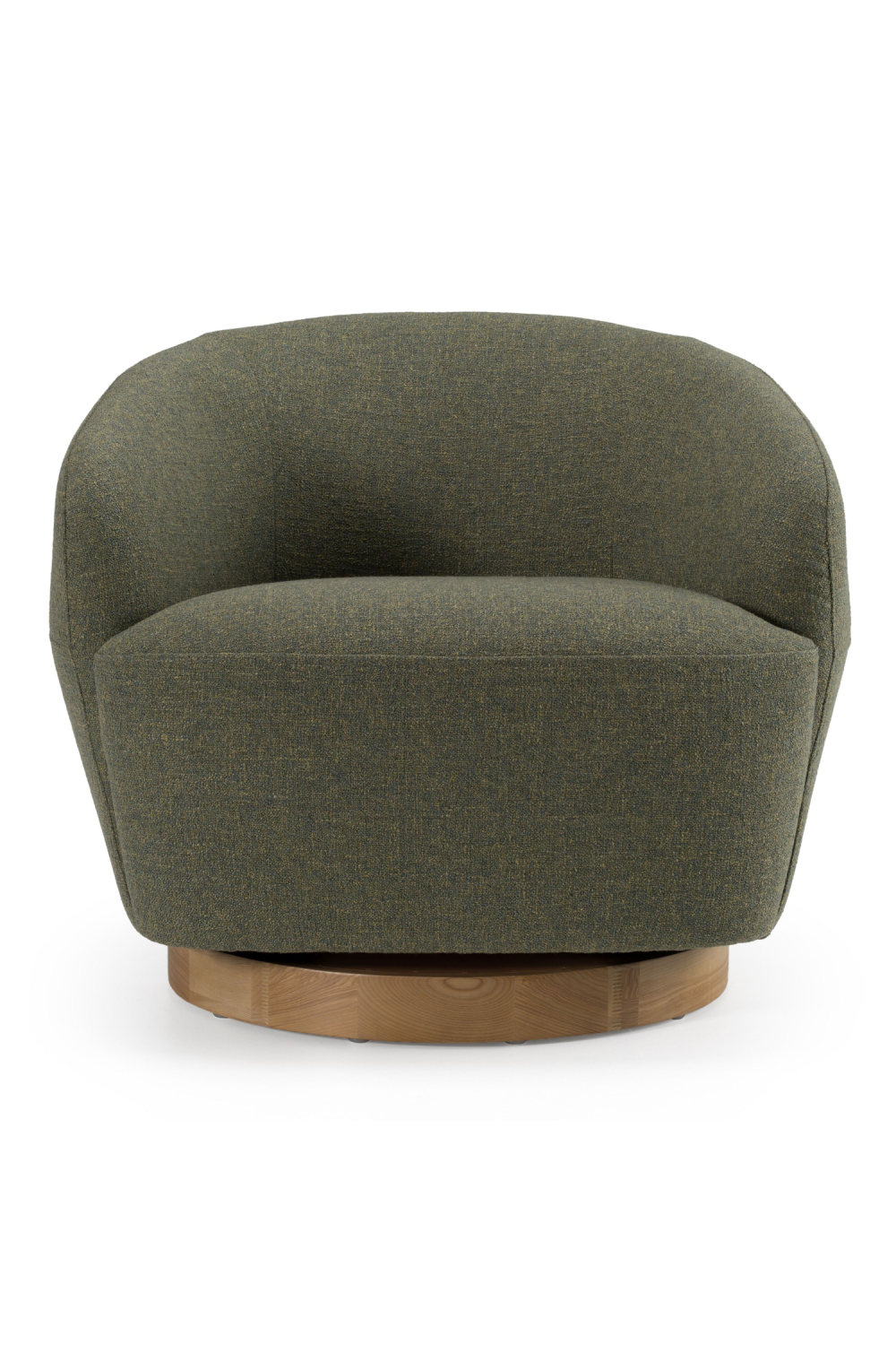 Hemp Fabric Swivel Accent Chair | OROA Modern Agatha | Oroa.com