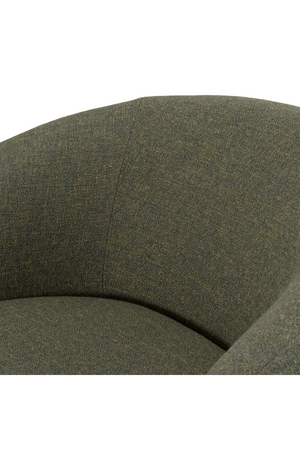 Hemp Fabric Swivel Accent Chair | OROA Modern Agatha | Oroa.com