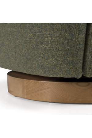 Hemp Fabric Swivel Accent Chair | OROA Modern Agatha | Oroa.com