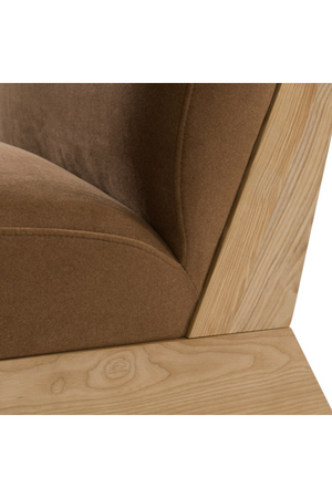 Wood Base Accent Chair | OROA Modern Vance | Oroa.com
