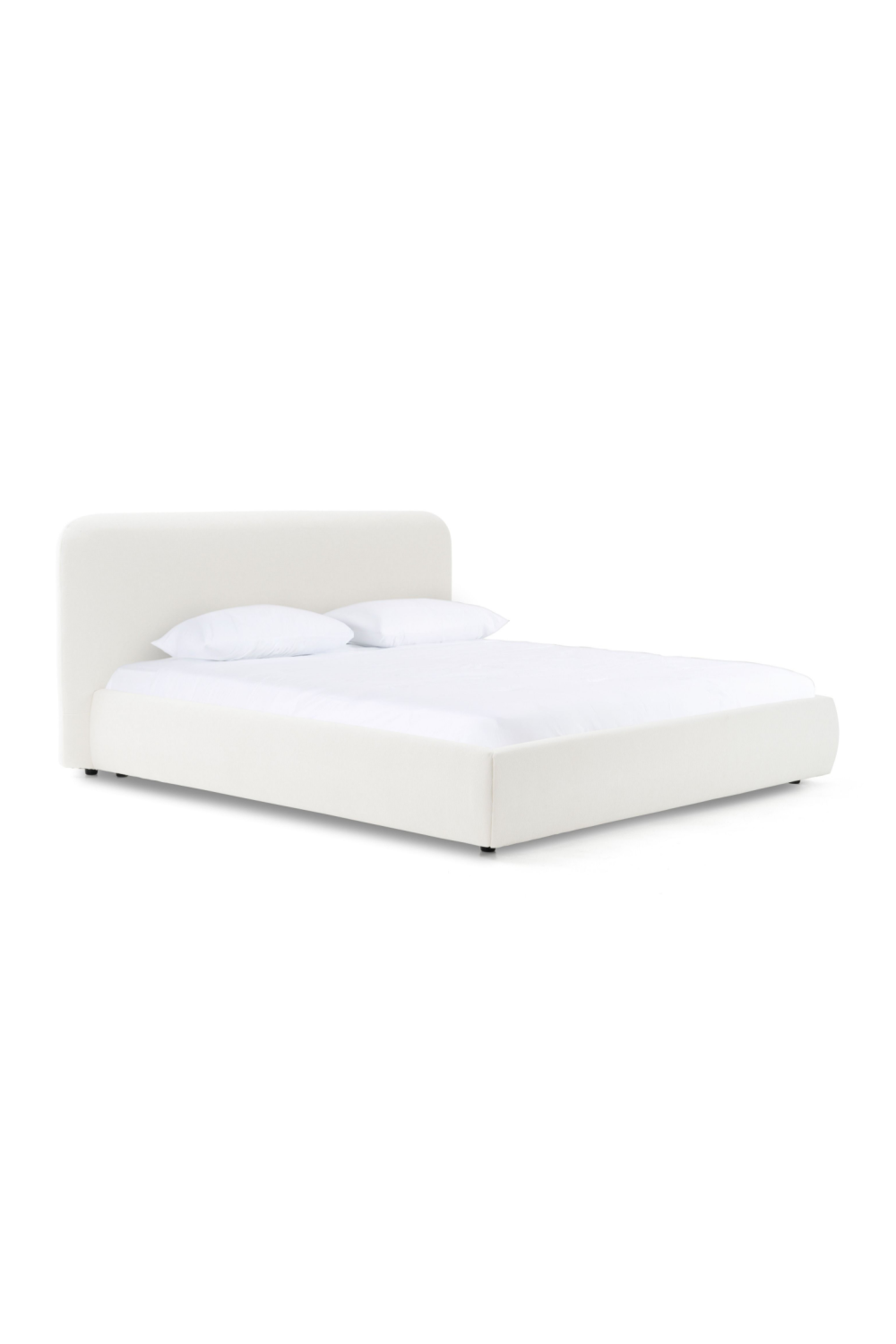 White Upholstered Bed | OROA Modern Liam | Oroa.com