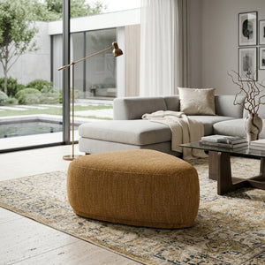 Yellow Free-form Ottoman | OROA Modern Kinsey | Oroa.com