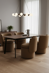 Round Swivel Dining Chair | OROA Modern Norris | Oroa.com