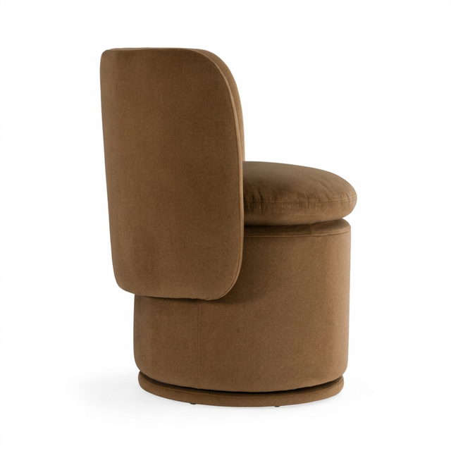Rounded Swivel Dining Chair | OROA Modern Norris | Oroa.com