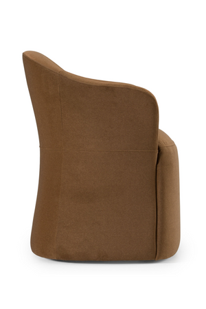 Brown Wheeled Dining Chair | OROA Modern Timothy | Oroa.com