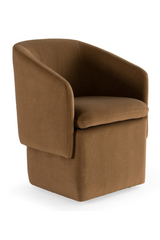 Curved Wheeled Dining Chair | OROA Modern Tassell | Oroa.com