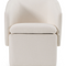 Curved Wheeled Dining Chair | OROA Modern Tassell | Oroa.com