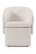 Curved Wheeled Dining Chair | OROA Modern Tassell | Oroa.com