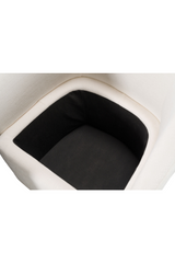 Curved Wheeled Dining Chair | OROA Modern Tassell | Oroa.com