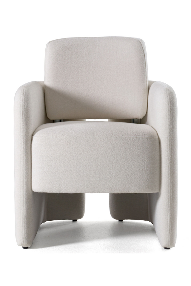 White Upholstered Dining Chair | OROA Modern Hermosa | Oroa.com