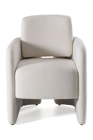 White Upholstered Dining Chair | OROA Modern Hermosa | Oroa.com