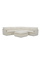 Beige Linen Sectional Sofa | OROA Modern Danica | Oroa.com