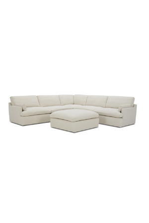 Beige Linen Sectional Sofa | OROA Modern Danica | Oroa.com