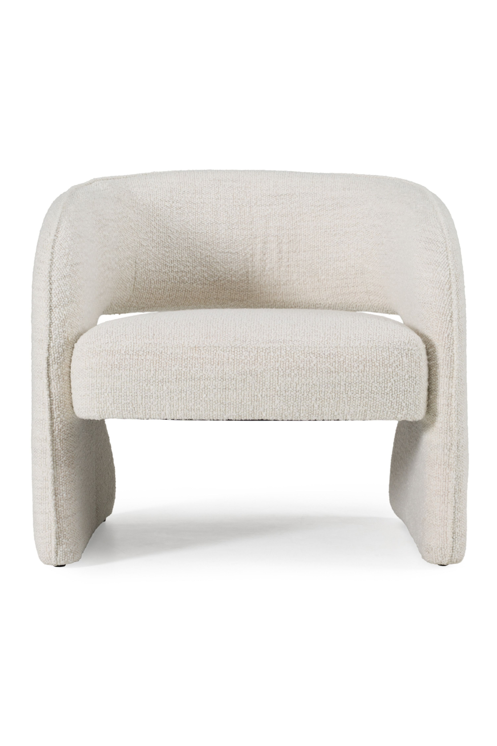 Cream Cut-out Accent Chair | OROA Modern Luby | Oroa.com
