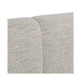 Channel-Tufted Cream Bed | OROA Modern Lamont