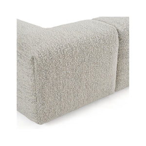   Channel-Tufted Cream Bed | Oroa.com