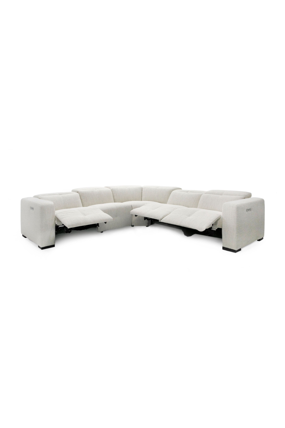 White Sectional Recliner Sofa | OROA Modern Beck | Oroa.com